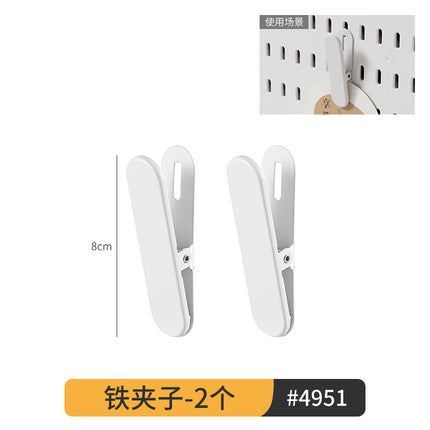 Desktop Perforated Board Storage Rack Organizer Office Partition Workstation Desk Stationery Organizer Shelf No Drilling Required