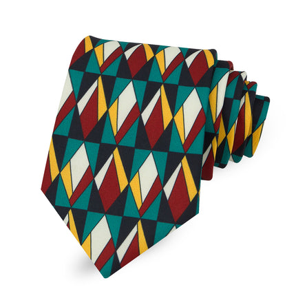 Vintage casual striped printed tie wholesale in stock fashion shirt plaid hand tie