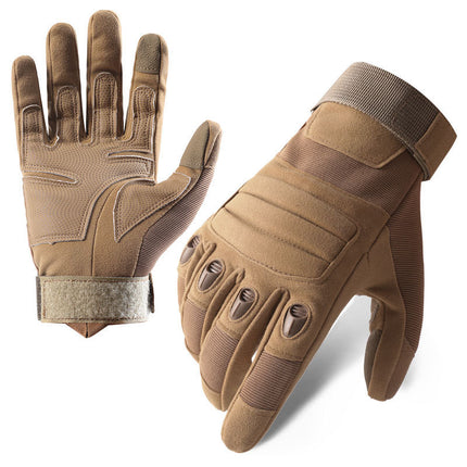 Tactical Gloves Men's Outdoor Full Finger Tactical Protective Sports Training Outdoor Military Fans Riding Tactical Gloves Sports