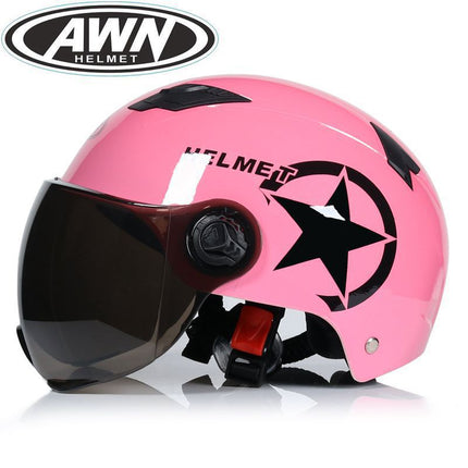 Harley Helmets Printing Advertising Helmets Four Seasons Sunscreen Helmets Thickened Men's and Women's Half Helmets Motorcycle Electric Vehicle Helmets