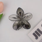 8cm black plumeria gripper