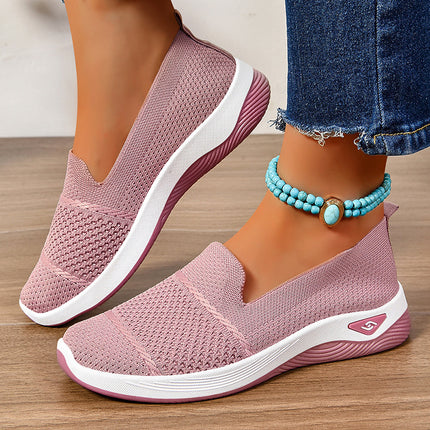 Versatile Soft-Soled Soft-Sided Granny Shoes, Lazy Slip-Ons, Casual and Fashionable Beanie Shoes, Flat-Soled Casual Shoes