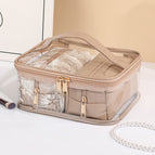 Transparent three-piece set