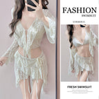 Off-white (set of four) / Please take photos for wholesale [one size fits all]