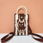 Glowing cat (coffee color) / 12*18
