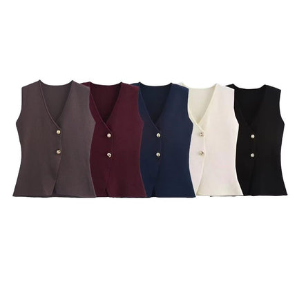 Foreign trade cross-border supply wholesale knitted vest fashion leisure cross-border supply cross-border supply wholesale new