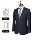 Machine Washable (navy blue) 30% Wool-Single West / 170/96C（46C）