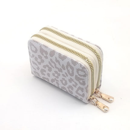 New Chinese-Style Card Holder for Women, Large Capacity, Multiple Card Slots, Multifunctional Zipper Coin Purse, Anti-Degaussing Card Holder for Women, Light Luxury