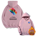 80007U2-Back Inclined Board Sunny Day-Hooded Pink fleece-lined / 150XXS