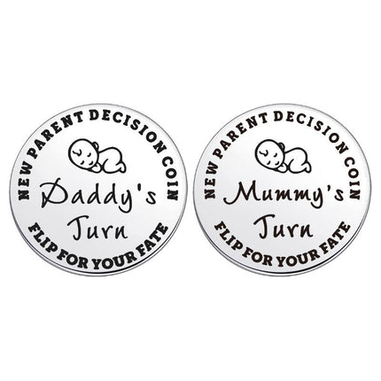 Carefully Selected New Amazon Baby Decision Coin Lucky Coin Toy Stainless Steel Coin Choices Encourage Friends Metal