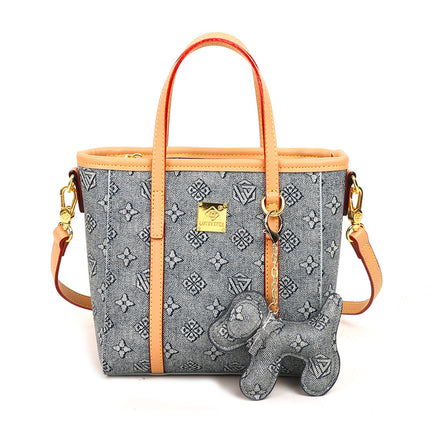 PU Printed Letters Bucket Bag Street Trend 4 Colors Small Zipper Shoulder 2025 / Sac Seau PU Lettres Imprimées Street Trend 4 Couleurs Petit Zip Épaule 2025
