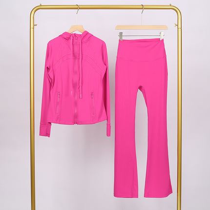 Lulu Df Stand-Up Collar Jacket Short Coat Tight-Fitting Stand-Up Collar Stretch Jacket with Gold Zipper Fitness Yoga Wear