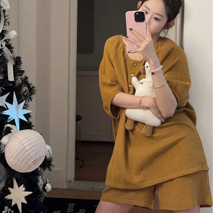 Baby Cotton Double Short Women's Pajamas