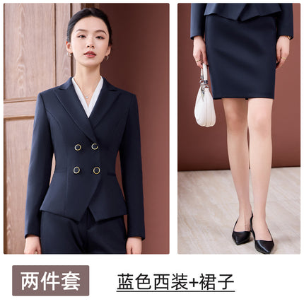 Professional Suit Suit for Women 2025 New Autum High-End Hotel Manager Front Desk Reception Commuter Formal Suit
