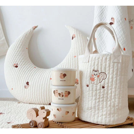 2023 Baby Stroller Storage Hanging Bag Bottle Diaper Bag Cloth Bag Portable Bucket Bag Cotton Storage Bag
