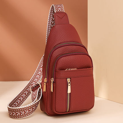 High-End Women's Bags 2025 New Retro Women's Bags Fashion Printed Shoulder Women's Bags Small Square Bags Crossbody Bags Chest Bags