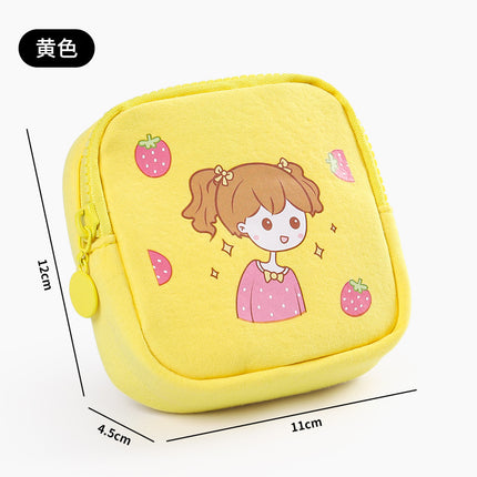 Cute Sanitary Napkin Storage Bag Instagram Style Portable Carry-on Going Out Mini Bag Aunt Napkin Bag Student Monthly Affairs Bag