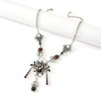 silver necklace