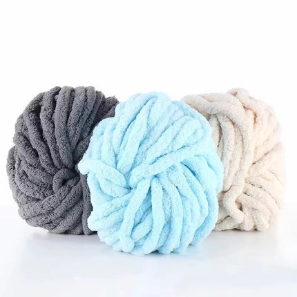 Cat Tail Extra Thick Ice Line Finger Knitting Scarf DIY Blanket Cat Nest Cushion Extra Thick Wool Ball
