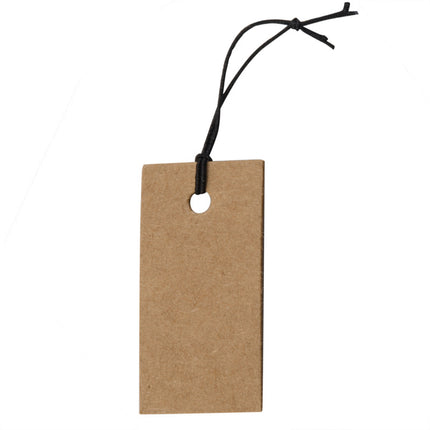 Label elastic rope label price small tag card jewelry packaging material handmade diy homemade material accessories