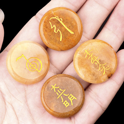 Reiki Great Light Symbol Amethyst Agate Stone Power Balance Improvement