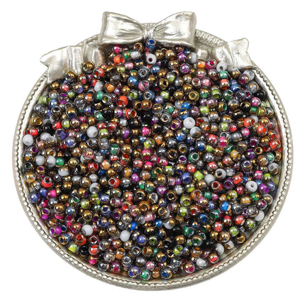 4mm domestic super high quality glass rice beads round beads diy accessories material bracelet necklace jewelry accessories loose beads