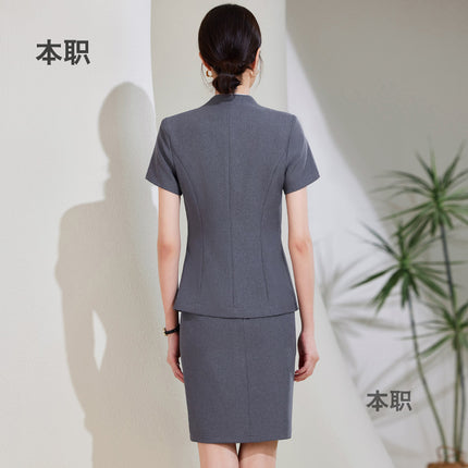 【Soft and Comfortable】Professional Suit Set for Women, Suitable for Jewelry Stores, Hotel Front Desk, Sales Department, Professional Workwear