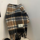 Brushed square label [black milk coffee]