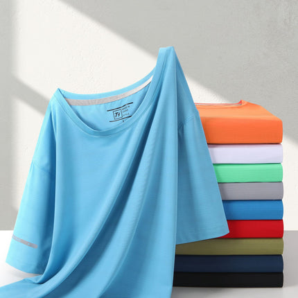 Marathon Quick-drying Clothes T-shirt Work Clothes Custom Printing Logo Set Games Group Building Short-sleeved Advertising T-shirt