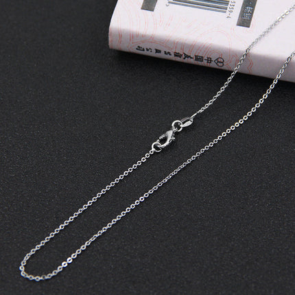 silver necklace wholesale non-fading ladies clavosin chain Joker simple pendant chain with chain niche jewelry