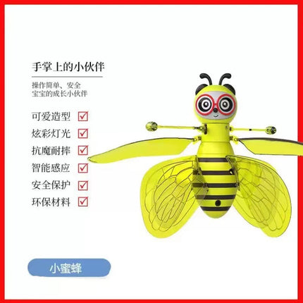 New electroplating flying violent bear induction aircraft suspension induction aircraft luminous aircraft children's toys