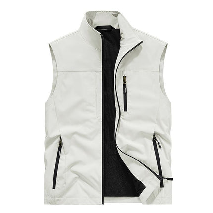 Volunteer Service Vest with Printed Logo, Fishing Outdoor Leisure Clothing, Company Event Advertising Clothing with Printed Text
