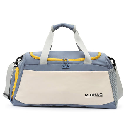 Dry and Wet Separate Sports Fitness Bag Fashionable Lightweight Large Capacity Travel Bag Cover Trolley Portable Duffel Bag