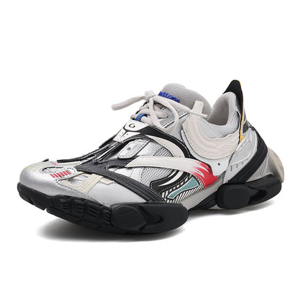 2026 Autumn New Arrivals Paris-Style Fashion Casual Sneakers Trendy Versatile Thick-Soled Height-Increasing Dad Shoes