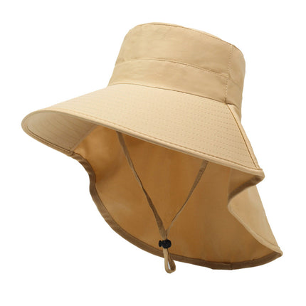 Multi-Directional Sun Hat, Breathable Face Mask, Neck Protection, Integrated Sun Hat, Anti-Uv Outdoor Sun Hat for Women, Summer