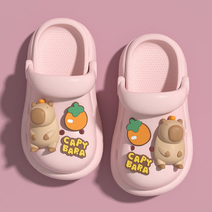 Kapibala Children's Cave Shoes New Summer Boys' Dung Sense Parent-Child Non-Slip Slippers Baby Girls' Sandals