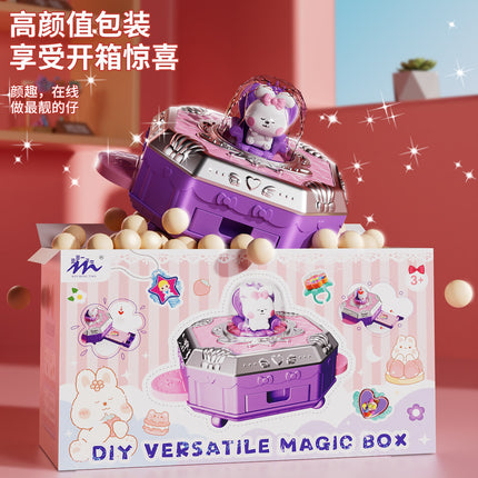 Cross-border Amazon Children's Toys Magic Box DIY Jewelry Treasure Box Girl's Hand Account DIY Material Goka
