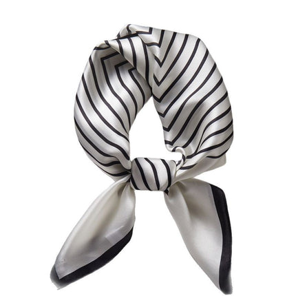 100% Mulberry Silk 70 Square Scarf New Fashion High-End Versatile Elegant Silk Scarf Hangzhou Silk Gift