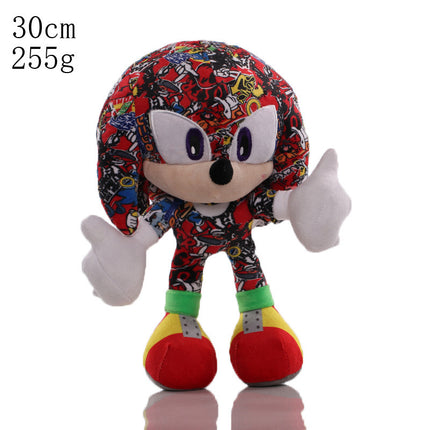 New Big Head Sonic Mouse Sonic Super Sonic Plush Toy Tarsnak Hedgehog Doll Children