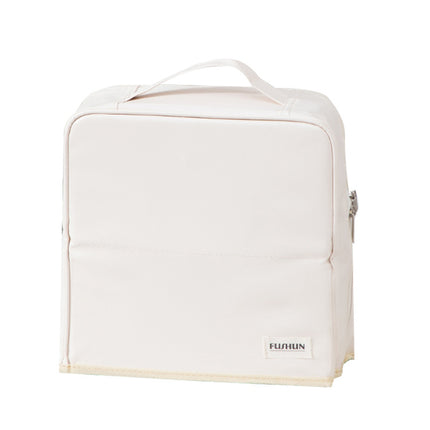Vertical Cosmetic Bag, Large Capacity, Women's Pencil Case, Travel Pu Waterproof, Can Be Hung on Luggage, Makeup Brush Storage Bag