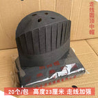 Dome middle cap (20 pcs/pack) black, durable wiring, three get one free / See description for size
