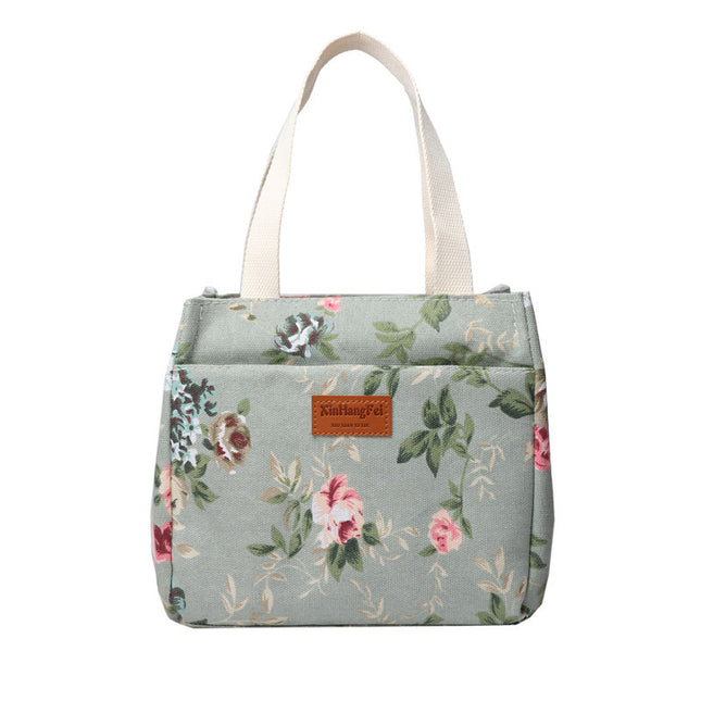 Cross-Border Aluminum Foil Insulation Bag Student with Lunch Bag Large Capacity Lunch Box Bag Women's Hand Bag Women's Bag Work Universal Bag