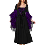 Black+dark purple / S