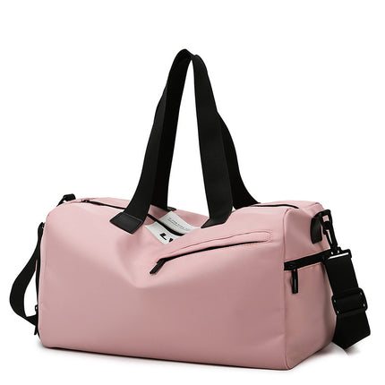 Dry and Wet Separate Gym Bag Women's New Independent Shoe Storm Yoga Sports Bag Oxford Cloth Luggage Storage Bag Printed logo