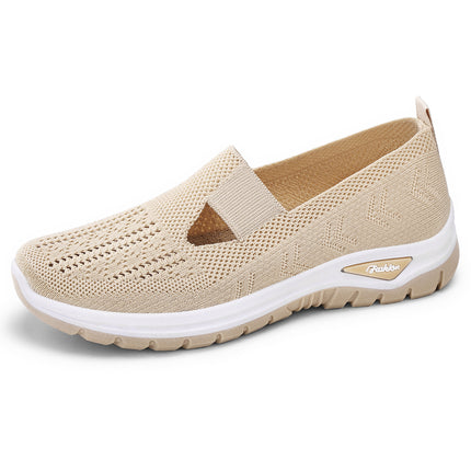 Women's Shoes, Spring Fashionable Breathable Shoes, Cross-Border Dropshipping, Middle-Aged and Elderly Mother's Shoes, Soft Soles That Don'T Tire the Feet, Casual Mesh Shoes