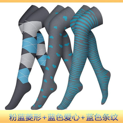 Cross border calf over knee compression socks Thigh-high socks sports compression socks over knee socks outdoor elastic socks
