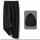 Black black shirt + trousers / S