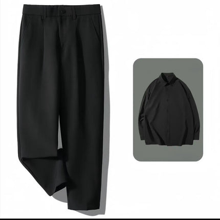New Chinese Style Chinese Style Casual Suit suit Boys Spring and Autumn Feeling Yuppi Handsome Airplane Buckle Shoulder Pad Ethnic Style Chinese Traditional Suit