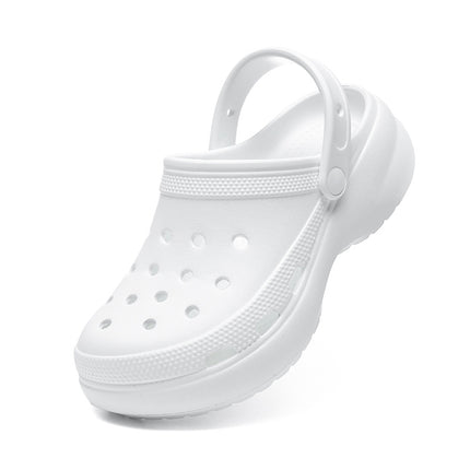Croos Crocs Crocs Puff Sandals Slippers Thick-Soled Non-Slip Women's Shoes Outdoor Fashion Women's Beach Shoes