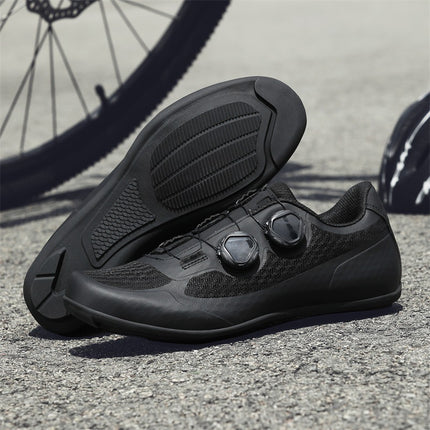 Cross-Border Foreign Trade Summer Breathable Mesh Cycling Shoes Cycling Shoes for Men and Women Road Bike Lock Shoes Bicycle Lock-Free Shoes